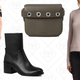 Cadia Arosa Silk Dress, $238 | Macarthur Chain Boot, $225 | Ikuya Clutch, $138 | Gilli Laced Sweater, $150